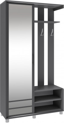 Прихожая Ларго-2, Графит серый