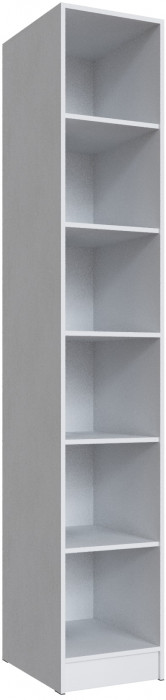 Шкаф Мадрид, композиция 9, Белый/Ателье светлое