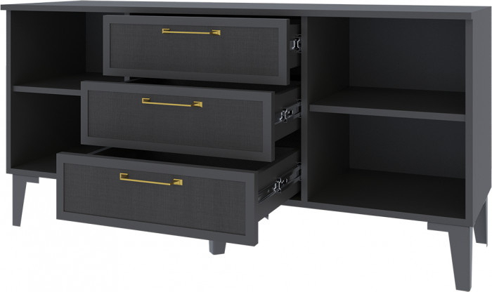 Гостиная Толедо графит серый