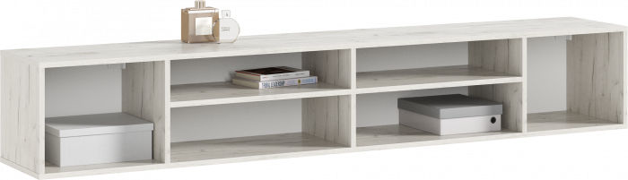 Оскар Тумба ТВ графит софт NEW/ дуб крафт белый
