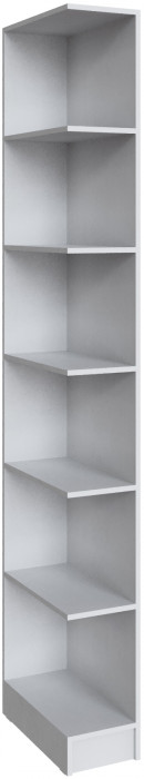 Шкаф Мадрид, композиция 10, Белый/Ателье светлое