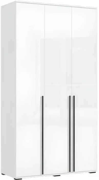 Норд Шкафы угловая композиция, Белый/белый глянец