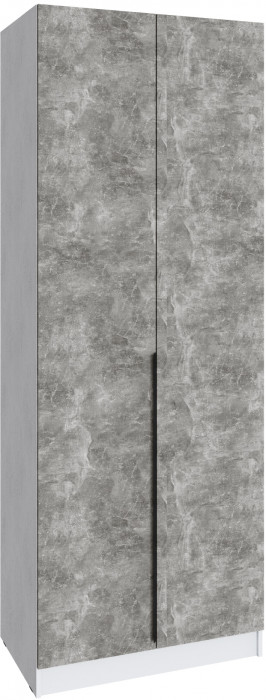 Шкаф Мадрид (0,85) без зеркала, Белый/Ателье светлое