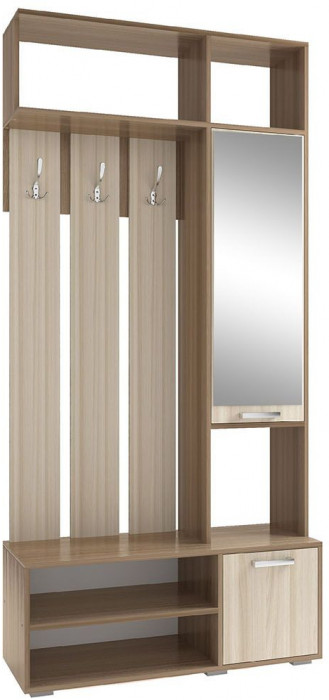 Ивушка 23 Прихожая Ясень Шимо Темный / Светлый