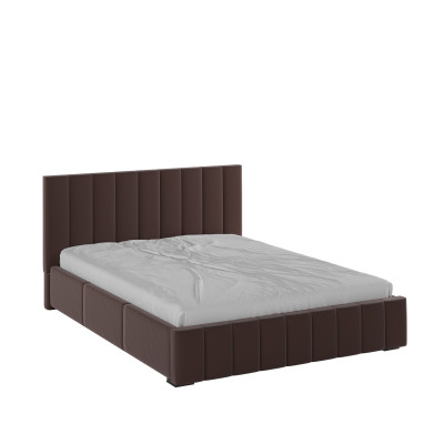 Нега Кровать интерьерная 160 коричневый, ортопед