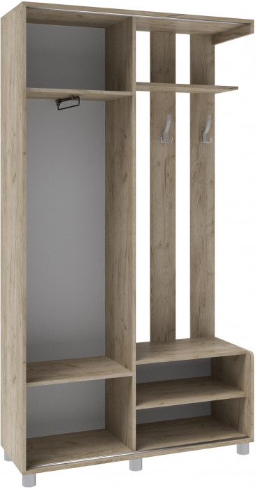 Прихожая Ларго-2, Дуб крафт серый