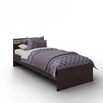 Кровать односпальная 80х200 "Лондон" - Дуб кентерберри/Сосна натуральная