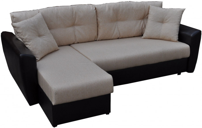 Диван УГЛОВОЙ Амстердам рогожка серая 160 НПБ