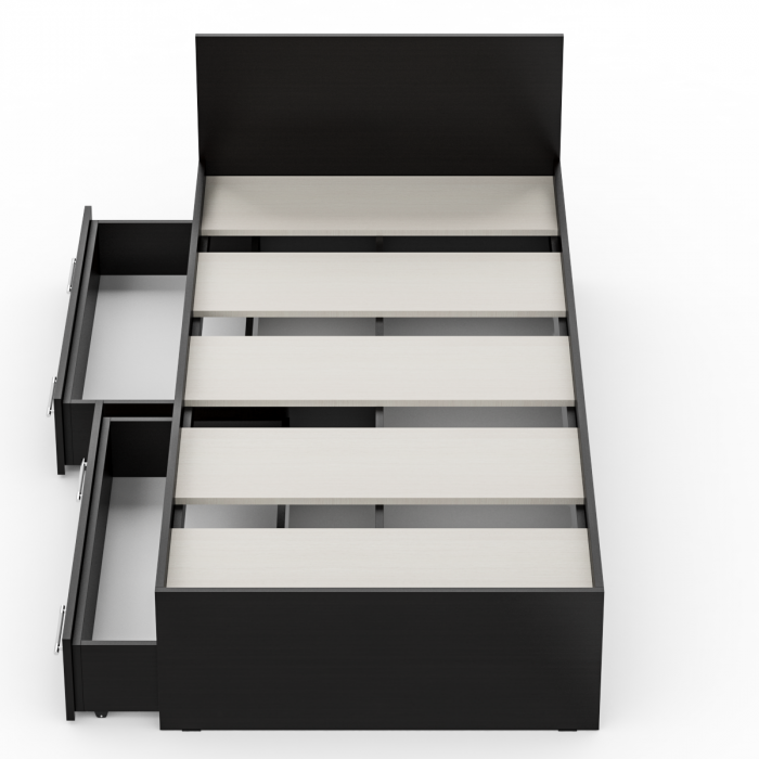 Стандарт Кровать с ящиками 0900, венге