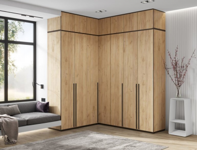 Норд Шкафы угловая композиция, Дуб крафт
