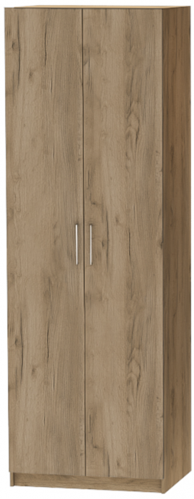 Шкаф двухдверный №1 "Иннэс-7" - Дуб крафт золотой