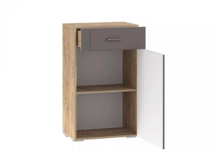 Прихожая Livorno 2 дуб бунратти / софт графит