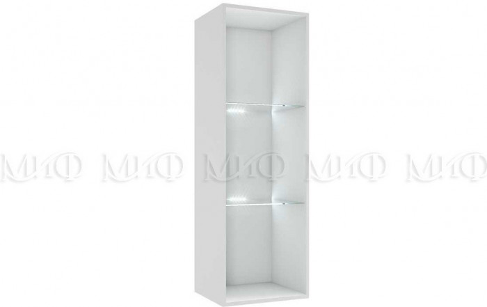 Флорис ШК-008 Шкаф-витрина однодверный, белый