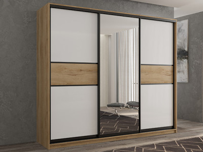 Шкаф-купе Кааппи 10 Эвок Прибрежный 240х60х230 см