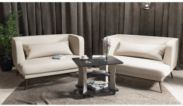 Стол журнальный Тип 8 (Венге Цаво, Дуб Белфорт)