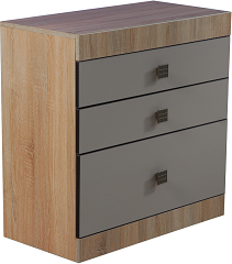 Набор мебели для детской "Лондон" - Дуб сонома/Капучино светлый