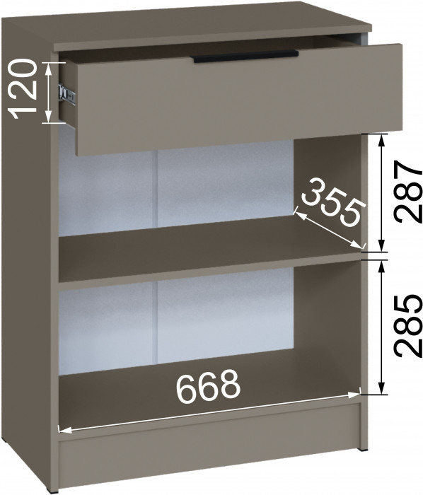 Обувница Мадрид (0,7), Мокко