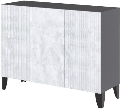 Комод Сириния, Серый графит/Мальта
