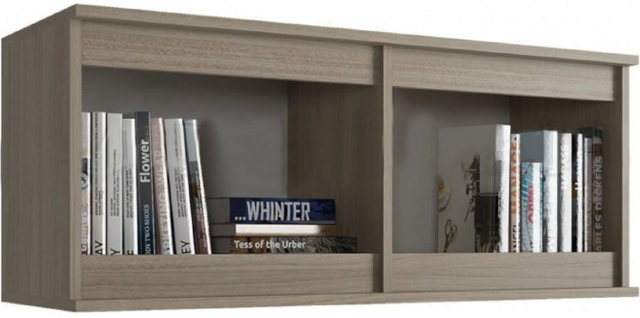 Челси Полка навесная (Антресоль малая) (Графит, Графит)