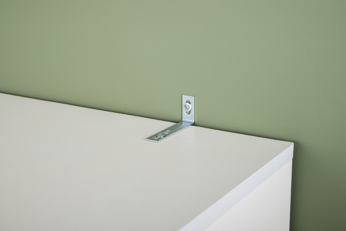 Эйр Гостиная 16.324.01 Шкаф-пенал, белый шагрень