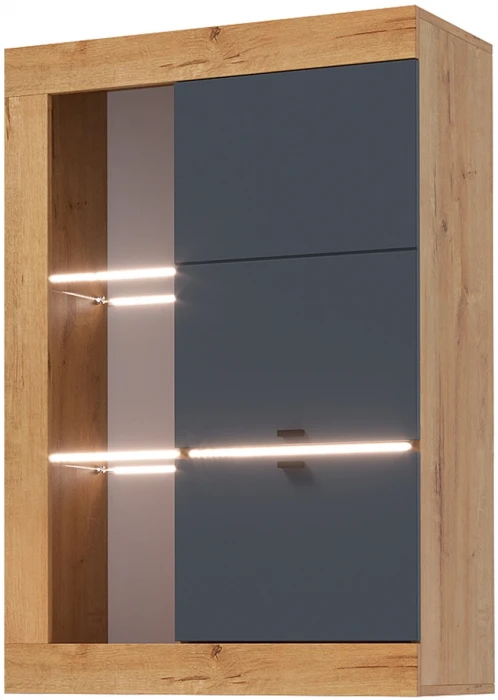 Прага Модульная Гостиная, вариант №2, Дуб Вотан/Графит