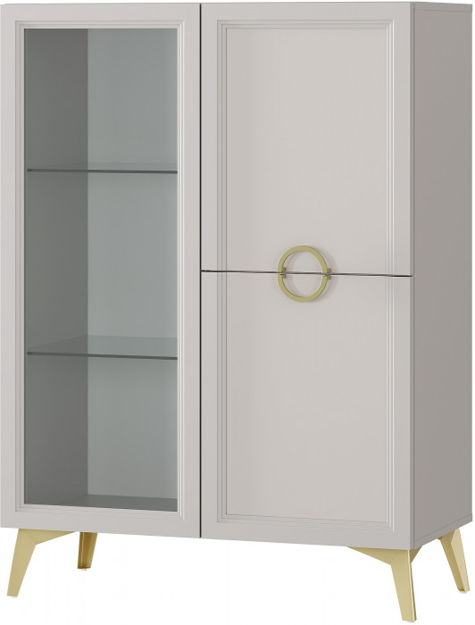 Шкаф-витрина "Эстетика" ШК-23 Кашемир