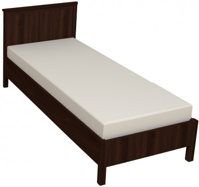 Кровать с ортопедическим основанием (дерево) Sherlock 45 90х200, орех