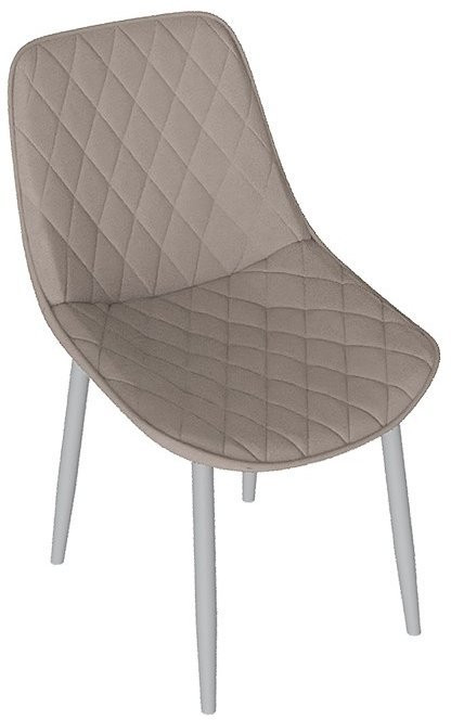 OSCAR Стул (Черный муар/Велюр L002 серо-бежевый)