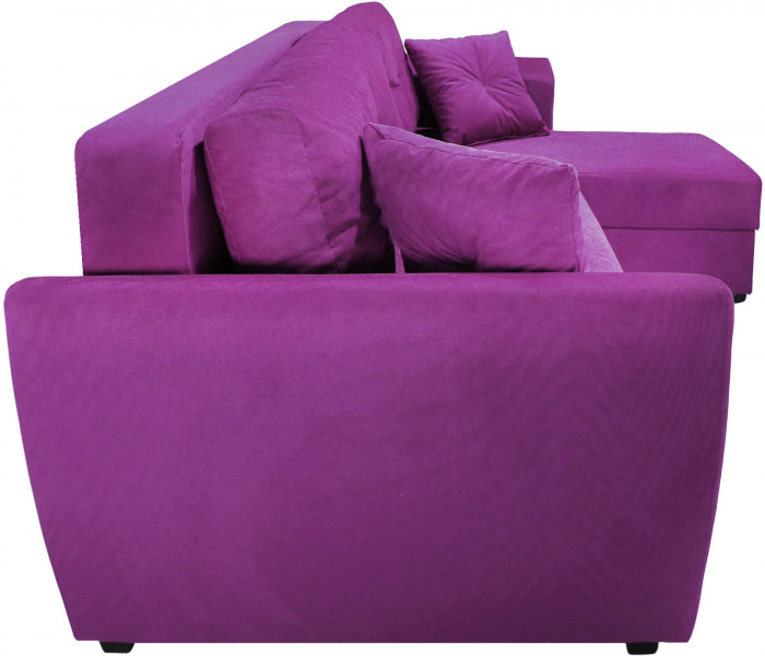 Диван УГЛОВОЙ Амстердам велюр фиолетовый 160 НПБ