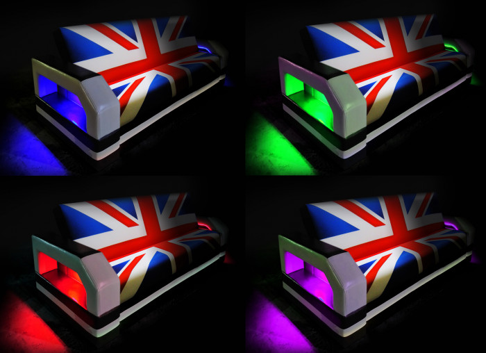 Диван-книжка Британский флаг с подсветкой