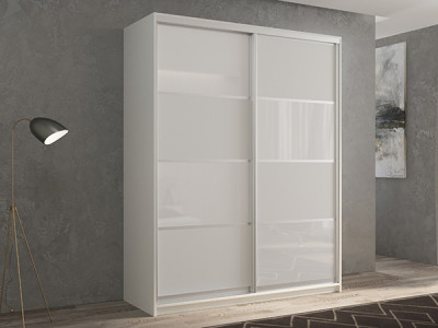 Шкаф-купе Кааппи 14 Белый Бриллиант 120х45х230 см