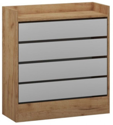 Ямайка обувница ЯПТ-3 дуб крафт золотой/белый