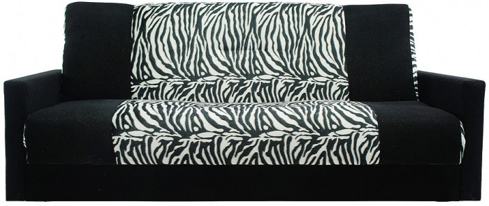 Диван-книжка Честер зебра , 140 Пружинный блок Боннель