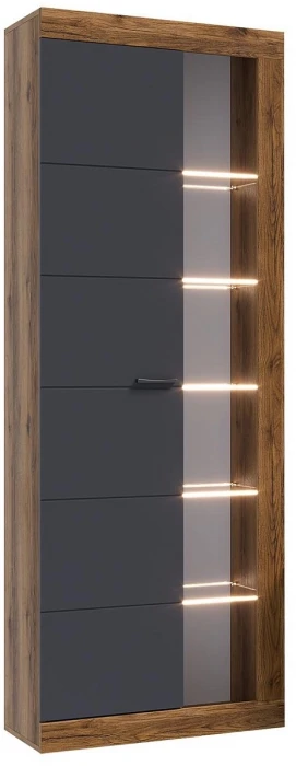 Прага Модульная Гостиная, вариант №2, Дуб Делано/Графит