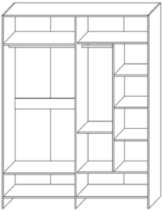 Шкаф 4-х дверный "Монтале" - Дуб канзас/Зеленый матовый