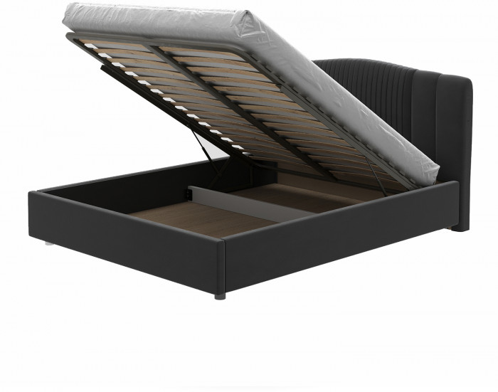 Кровать-12М с подъёмным  основанием 1600 графит