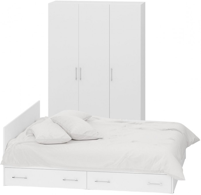 Спальня Стандарт 1-1800Я, белый