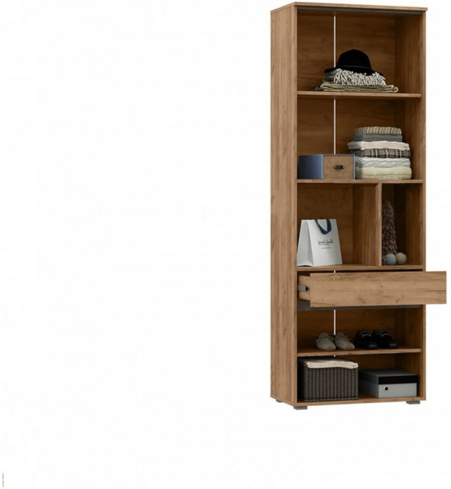 Соренто Шкаф высокий закрытый для гостиной