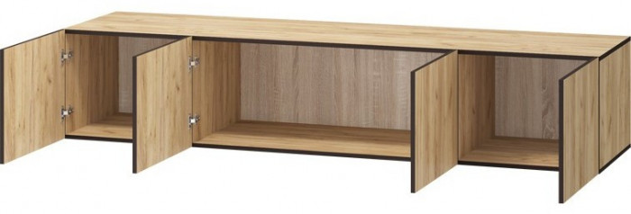 Антресоль Бастион ЛДСП 2,0 (Дуб крафт золотой)