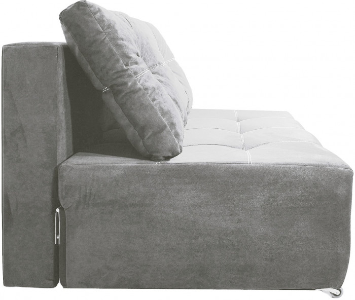Диван аккордеон Марс Мини велюр серый 160