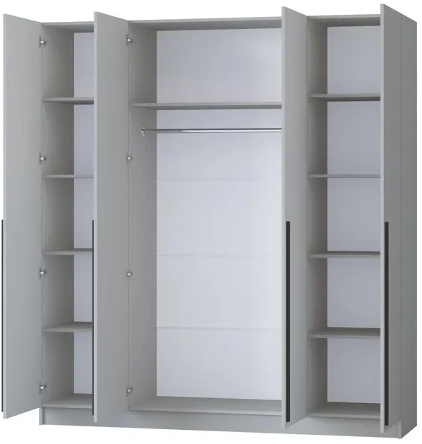 Шкаф Бастион 2000 с антресолью, Серая гавань