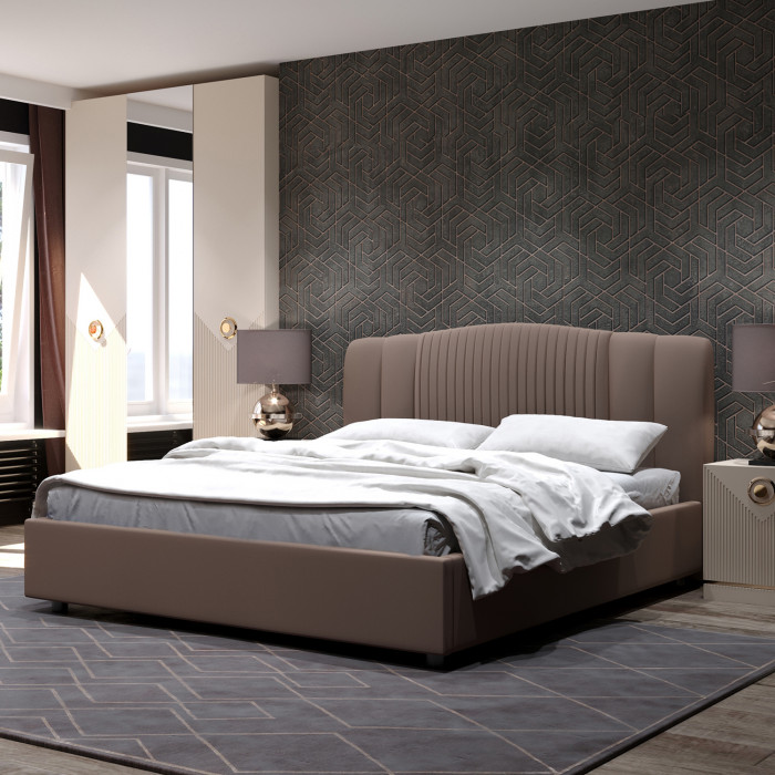 Кровать-12М с подъёмным основанием 1600 корица