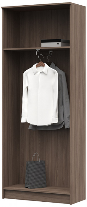 ШК-205 Машенька ЛДСП шкаф 2-х створчатый (800*2020*380) шимо темный/шимо светлый