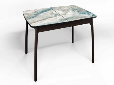 Стол СМ-7 Флорида опора массив изогнутая венге