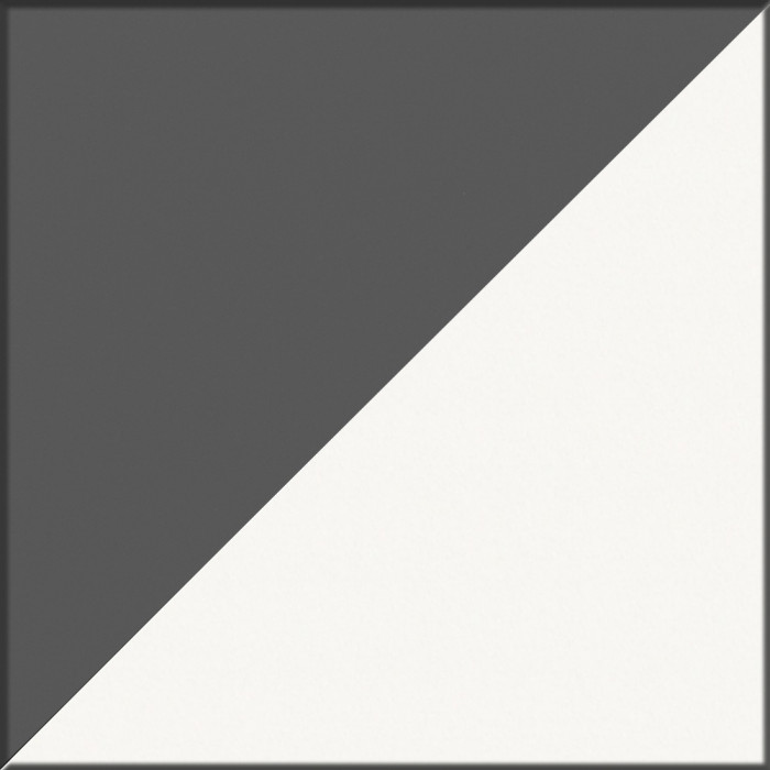 Ксения Кровать с ящиками 0900, цвет графит/белый, ШхГхВ 96,4х221,6х72 см., сп.м. 900х2000 мм., без матраса, основание есть, универсальная сборка