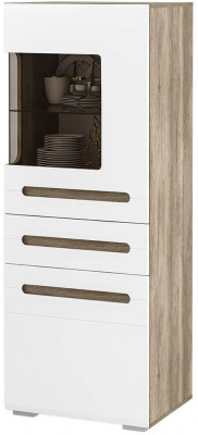 Спальня &quot;Наоми&quot; ШК-24 дуб каньон/белый глянец МF07