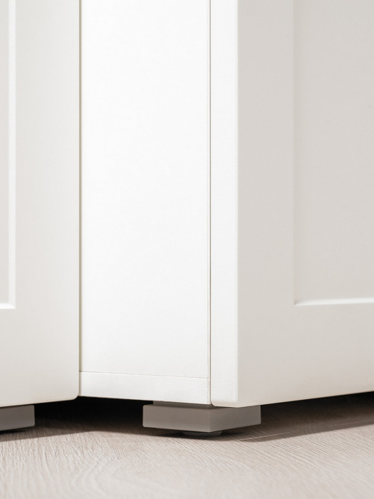 Остин Прихожая 73, цвет белый шагрень/дуб крафт золотой, ШхГхВ 280х54,3х229,6 см., универсальная сборка