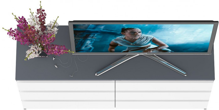 Мори Комод МК1380.6, цвет графит/белый, ШхГхВ 138х41х73 см.