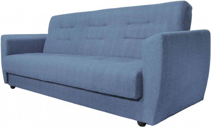 Диван Лира 140 серый пружинный блок Боннель