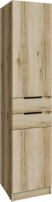 Шкаф Мадрид (0,5) с 2 ящиками, Дуб делано